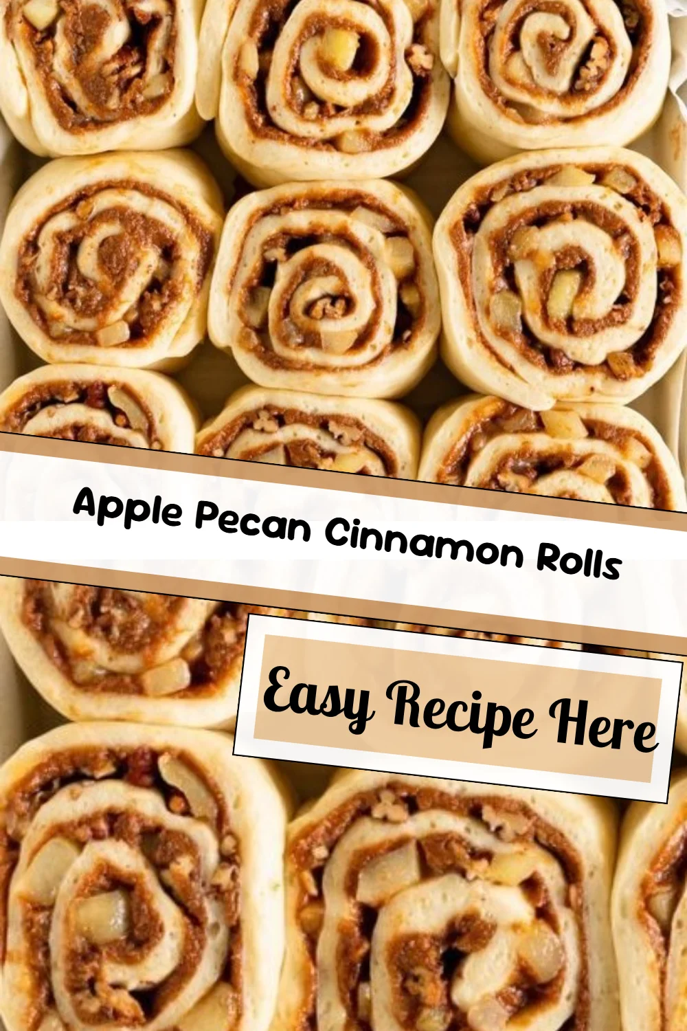 Apple Pecan Cinnamon Rolls