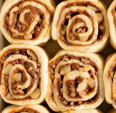 Apple Pecan Cinnamon Rolls