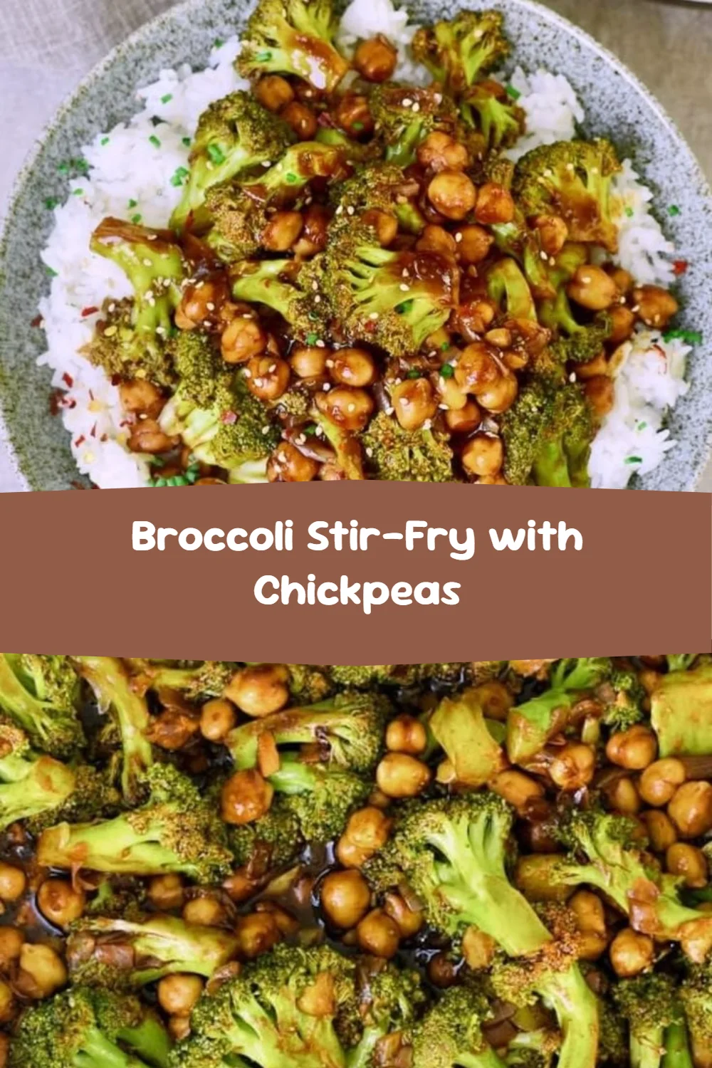 Broccoli Stir-Fry with Chickpeas