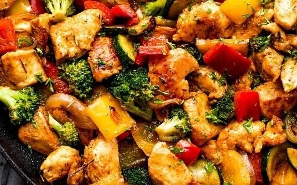 Chicken and Vegetables Skillet