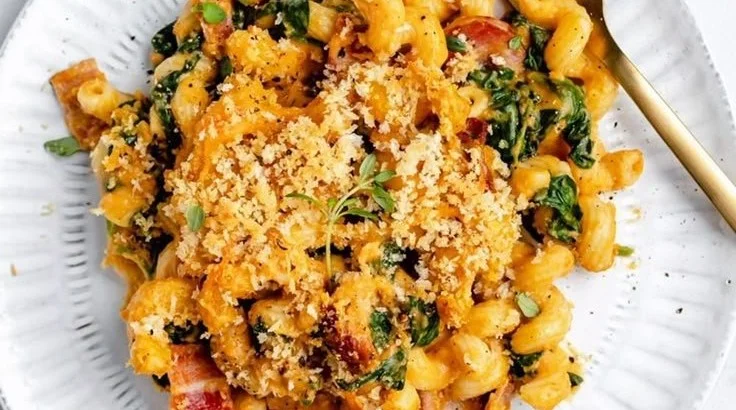 Creamy Pumpkin Mac and Cheese