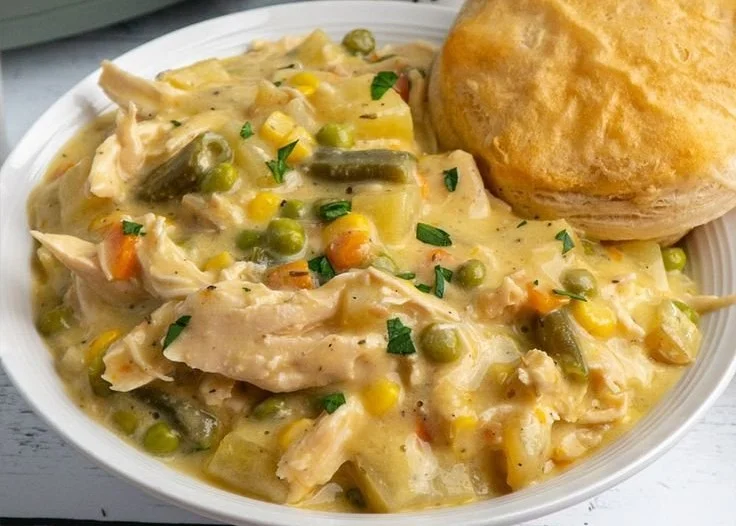 Crock Pot Chicken Pot Pie