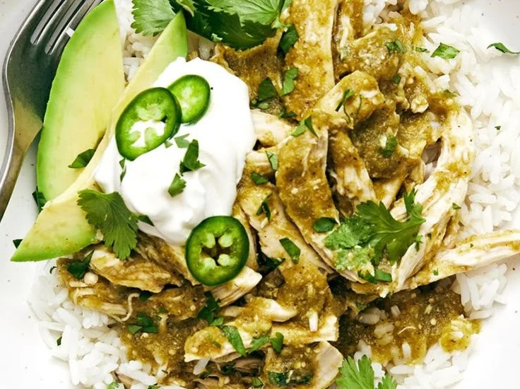 Salsa Verde Crockpot Chicken