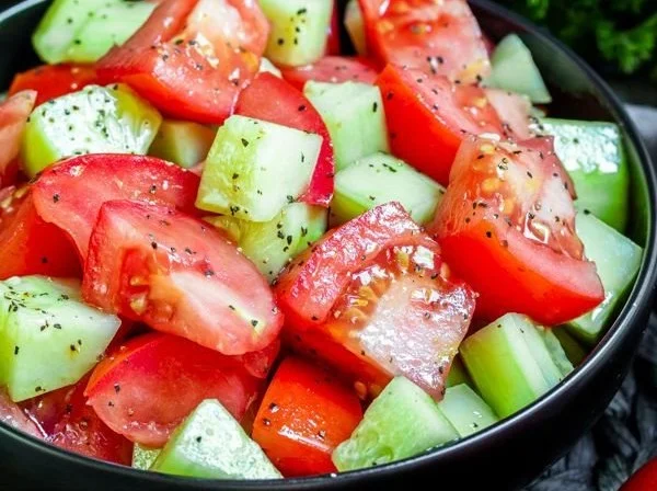 Cucumber and Tomato Salad