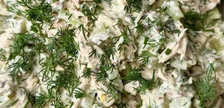 Easy Dill Pickle Chicken Salad (High Protein &amp; Low Carb)
