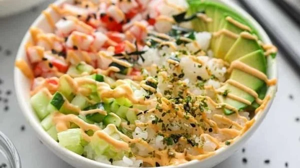 California Roll Sushi Bowls