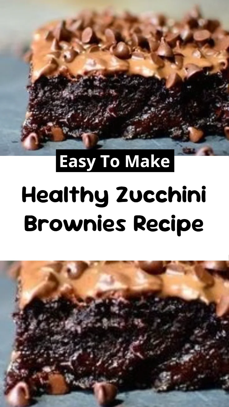 Healthy Zucchini Brownies Recipe