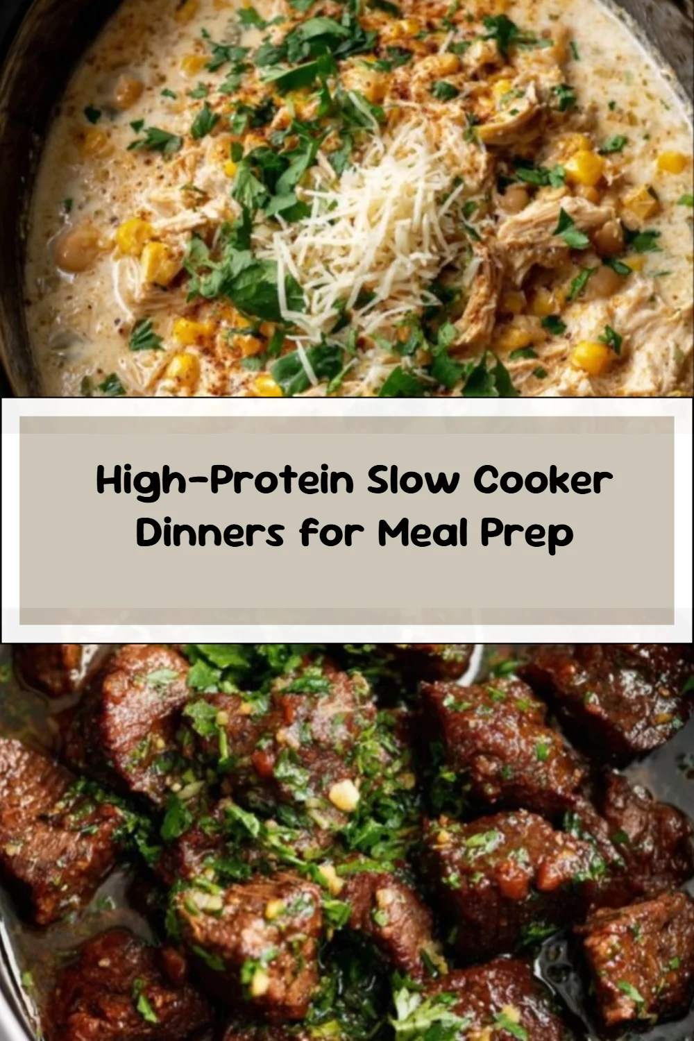 High-Protein Slow Cooker Dinners for Meal Prep