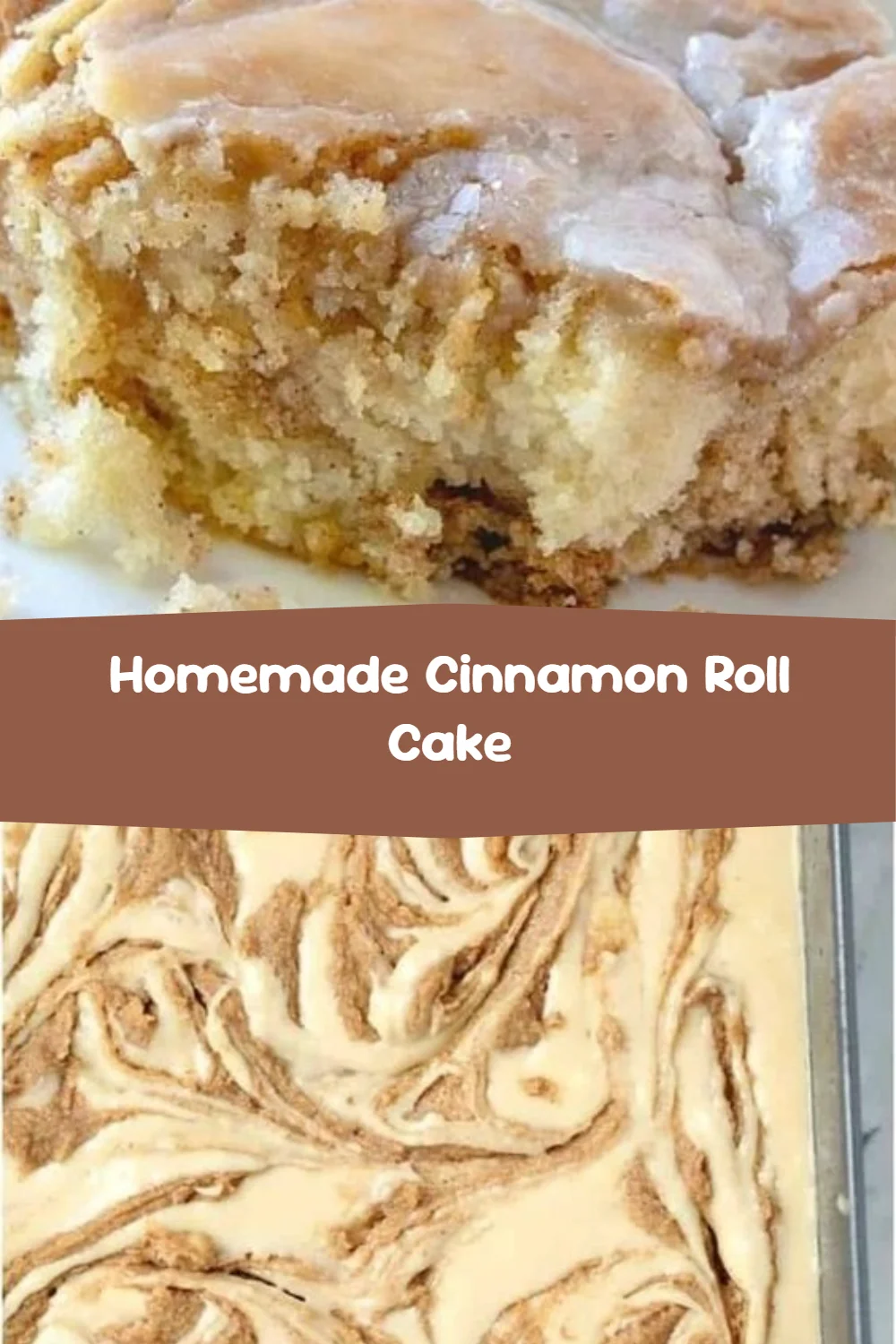 Homemade Cinnamon Roll Cake
