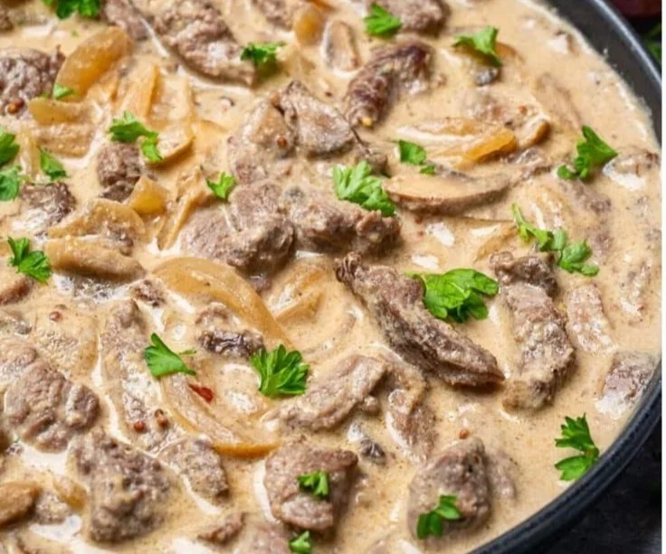 Keto Beef Stroganoff