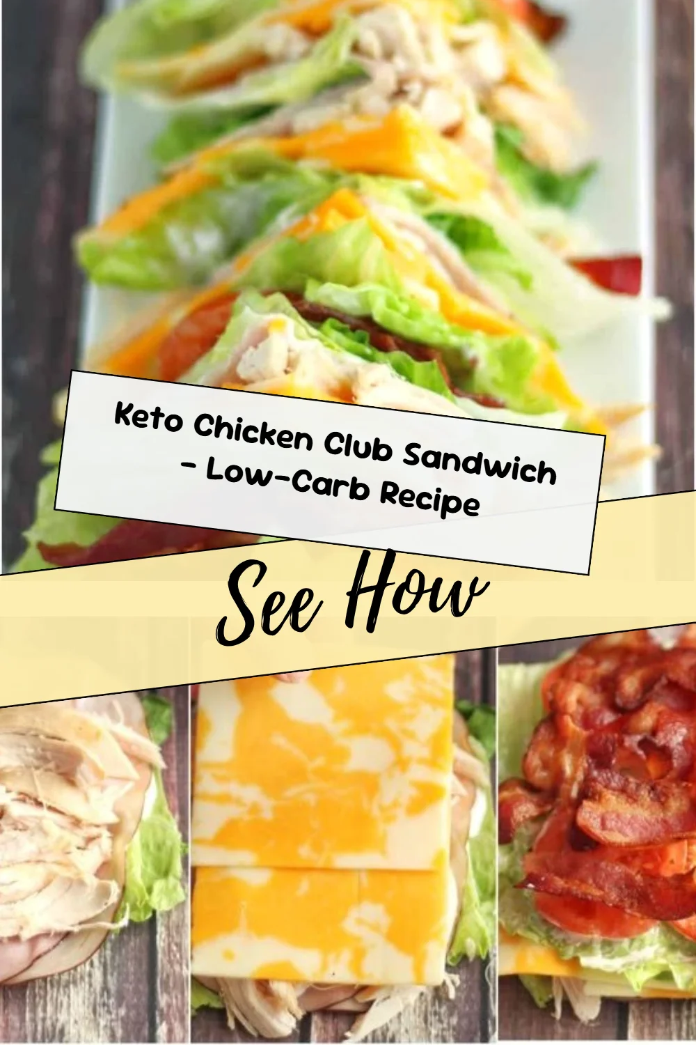 Keto Chicken Club Sandwich - Low-Carb Recipe