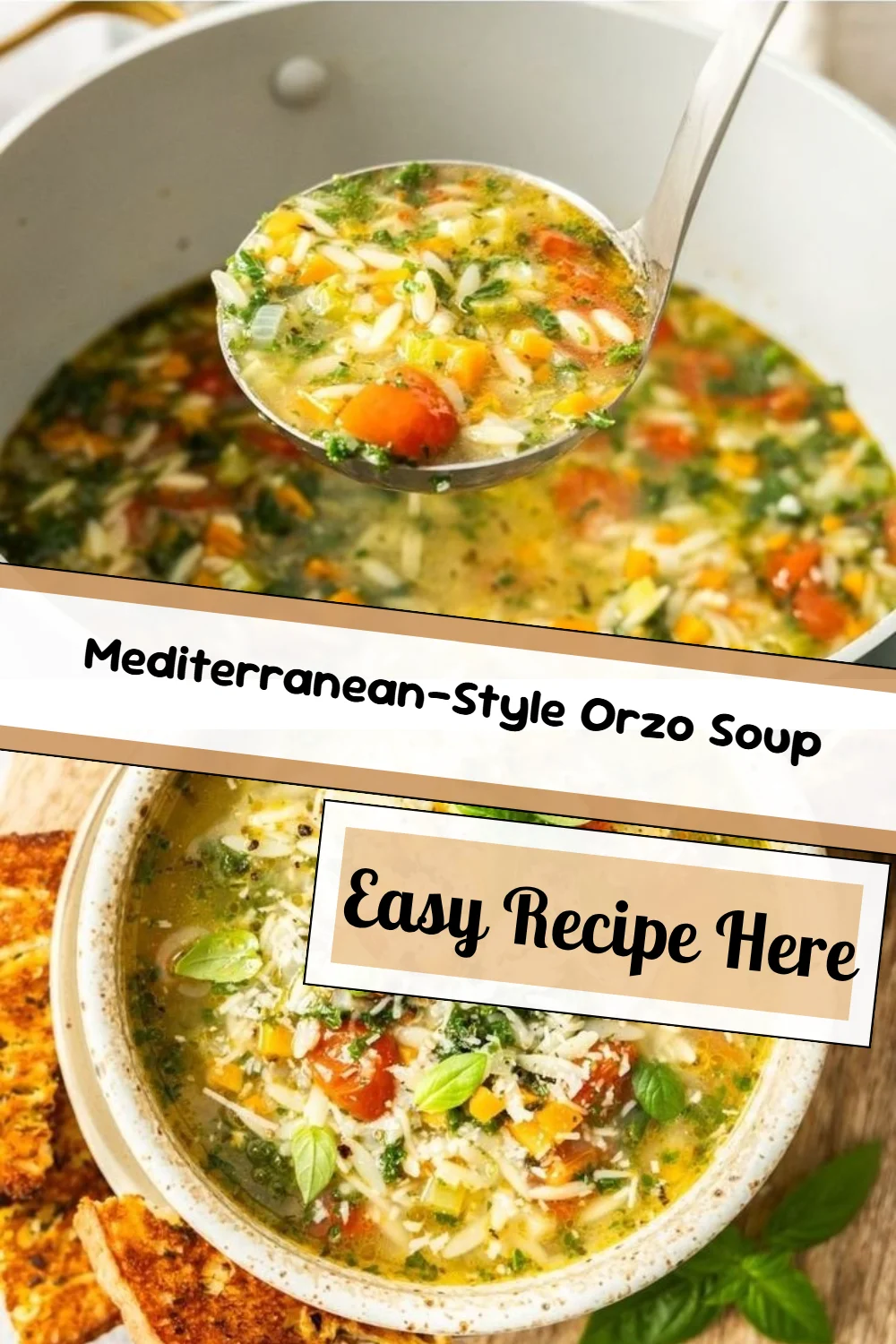 Mediterranean-Style Orzo Soup