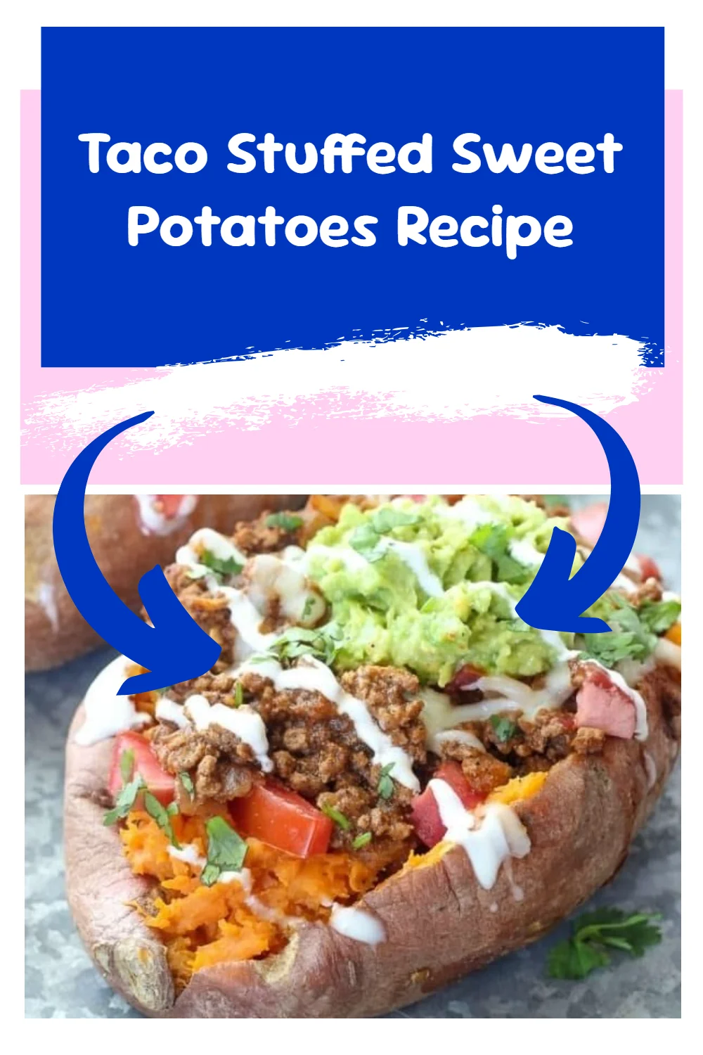 Taco Stuffed Sweet Potatoes Recipe